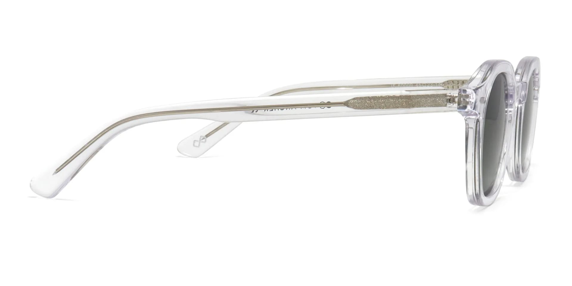 clear frame green lens sunglasses-4