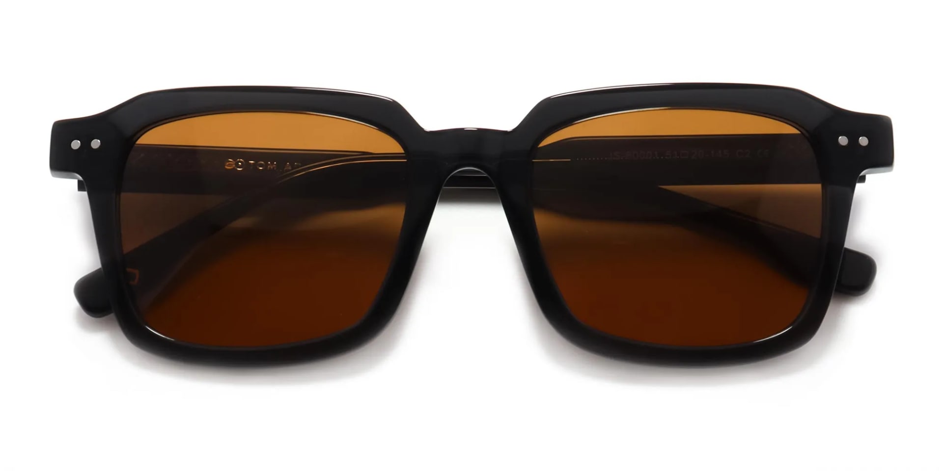 black square sunglasses for men & women-2