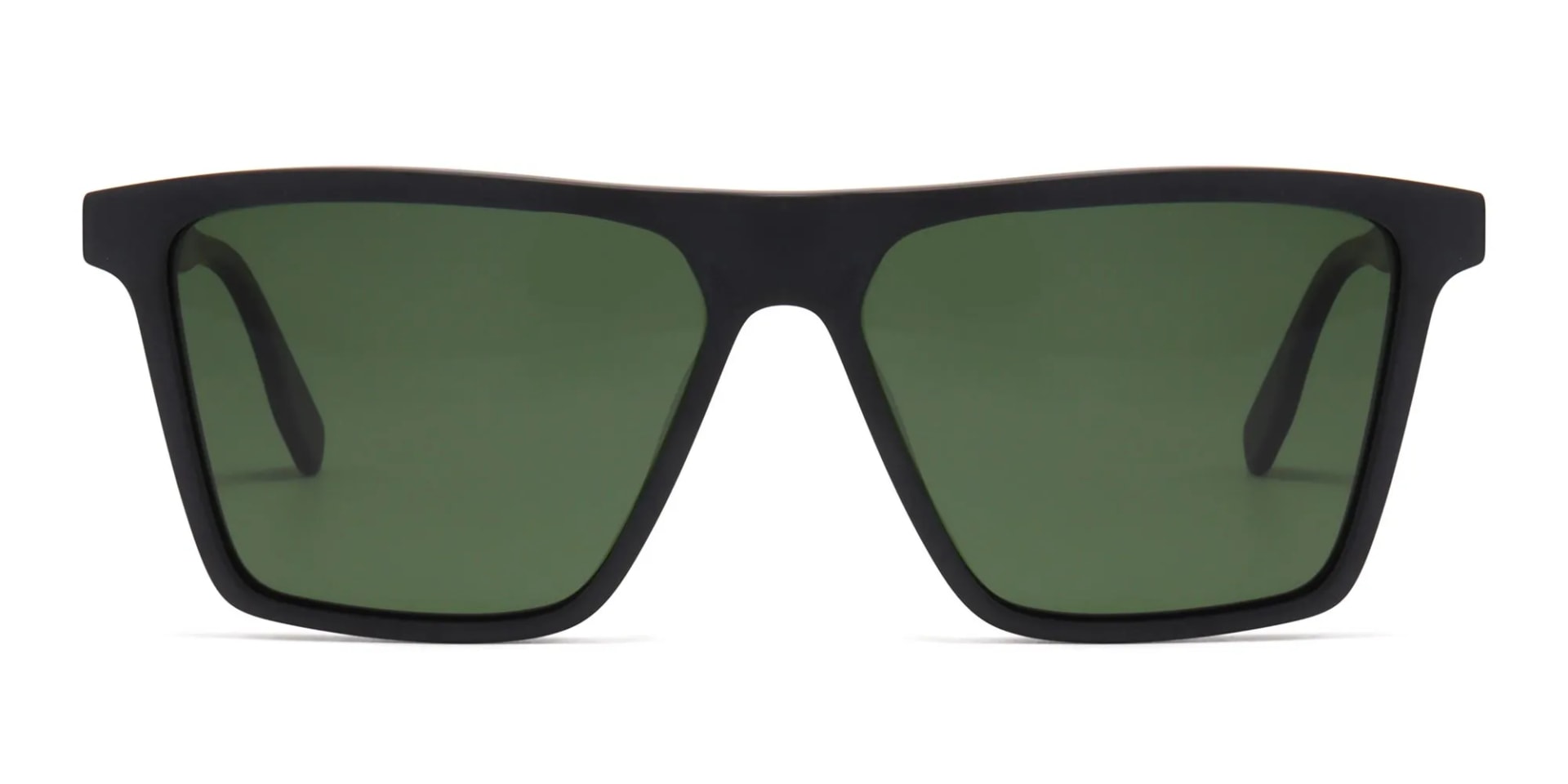 Black Square Frame Sunglasses-2