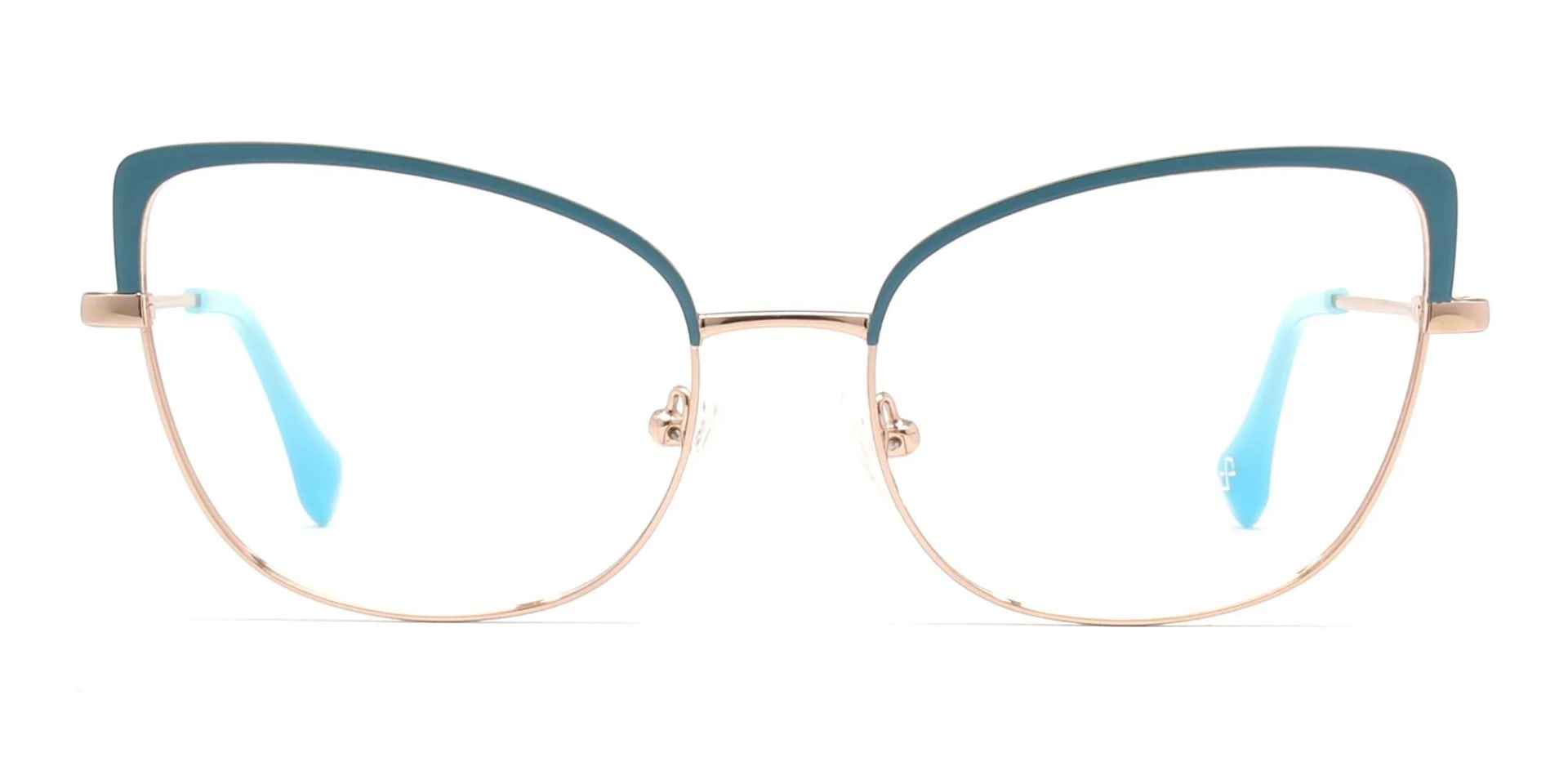 rose gold cat eye glasses-2