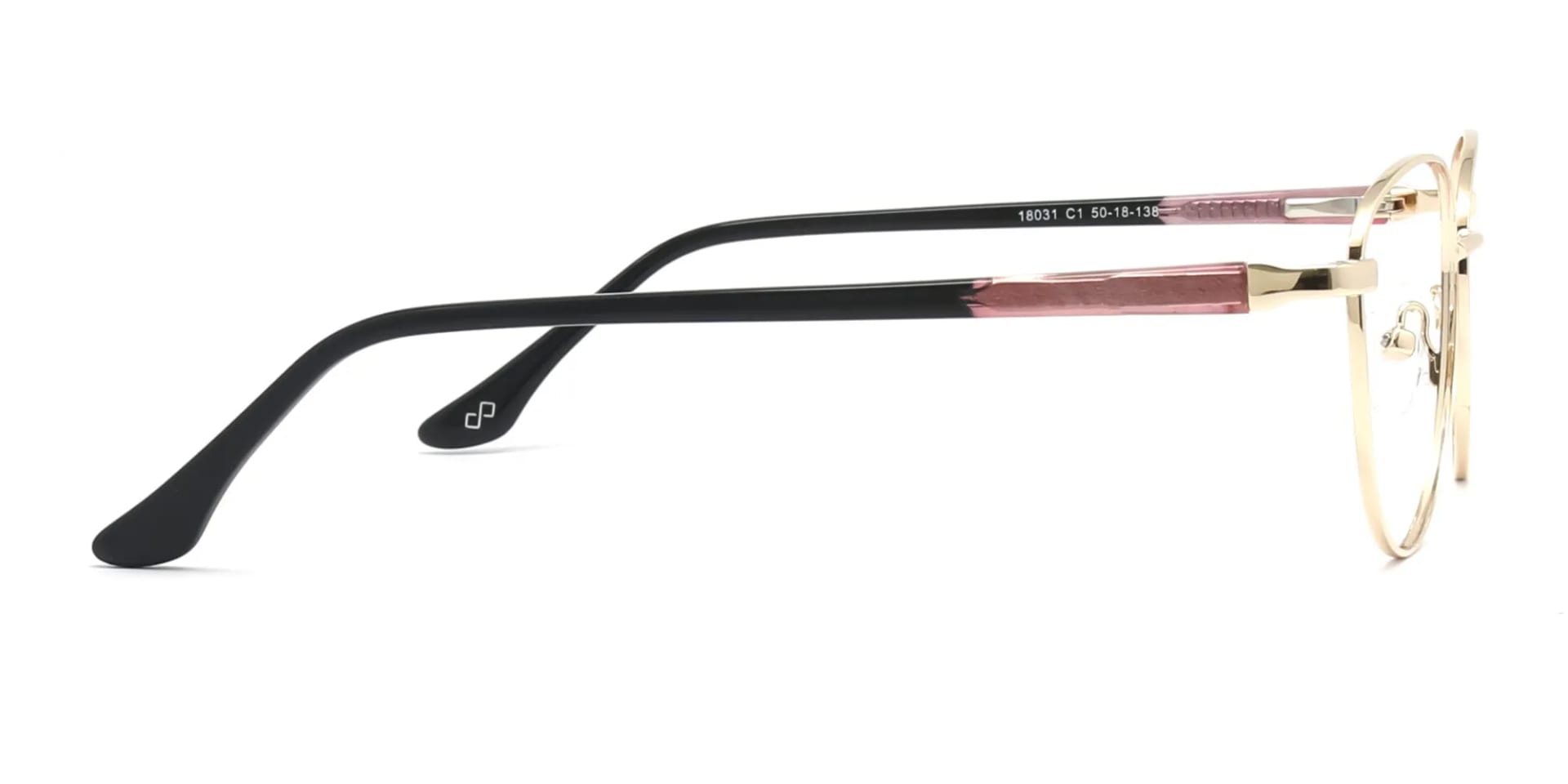 Gold Round Blue Light Glasses-2