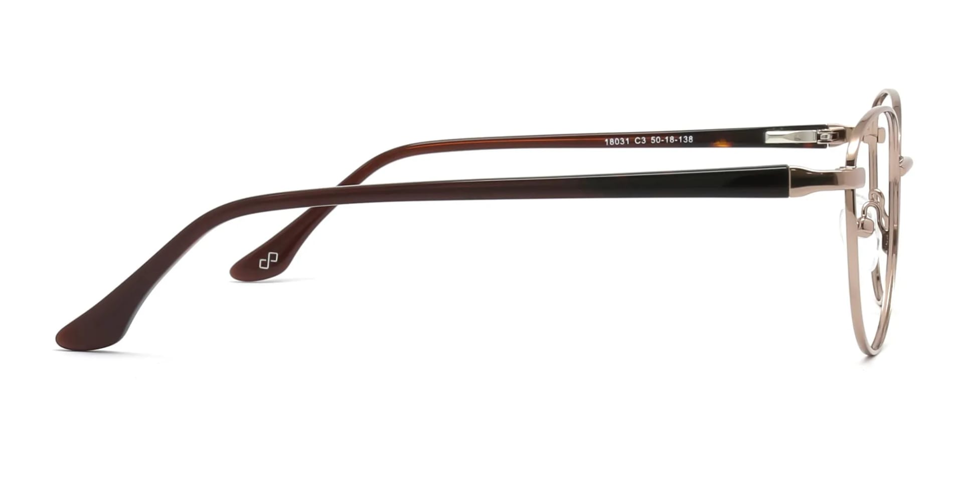 Round Brown Glasses Frames=2