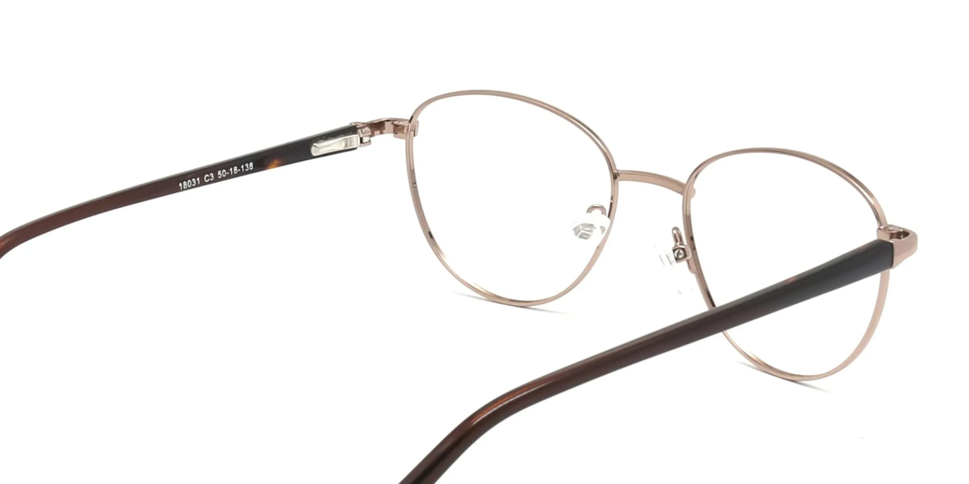 Round Brown Glasses Frames=2