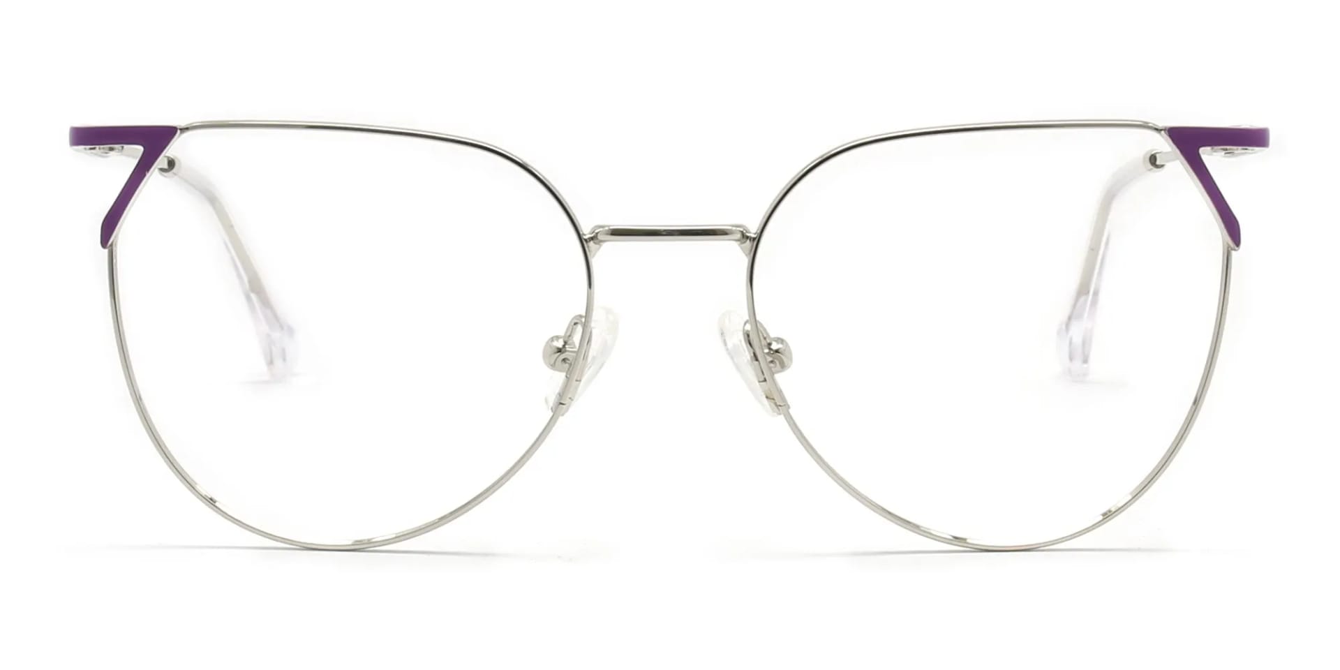 metal cat eye glasses-2