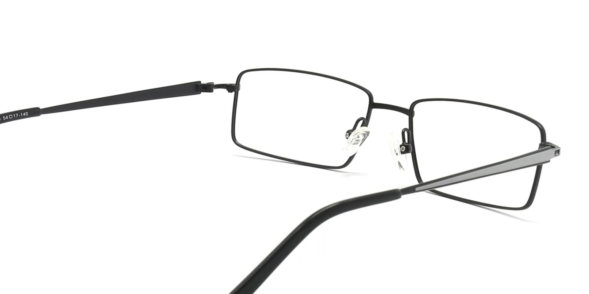 black rectangular reading glasses-2