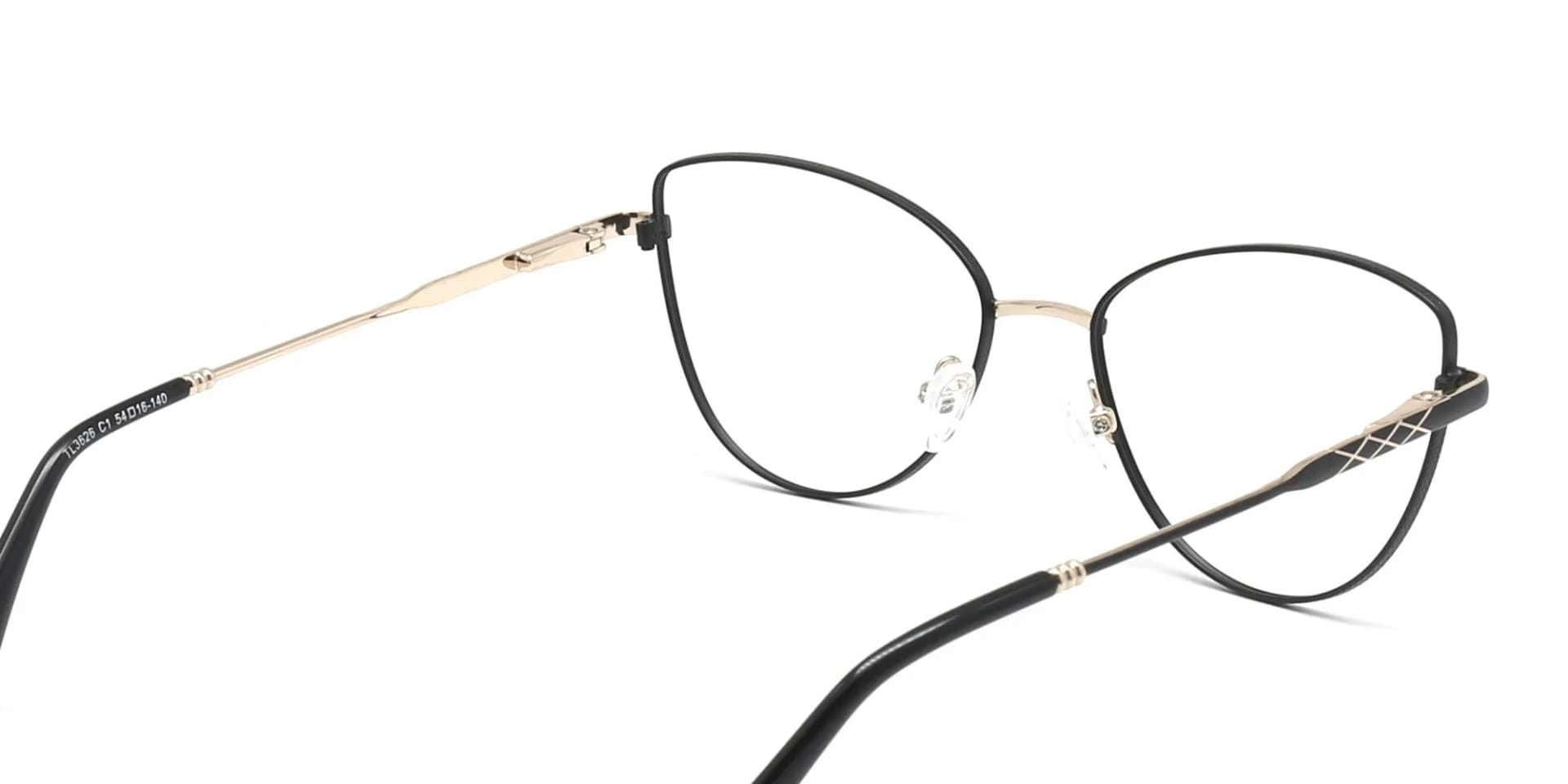 Black Cat Eye Glasses-2
