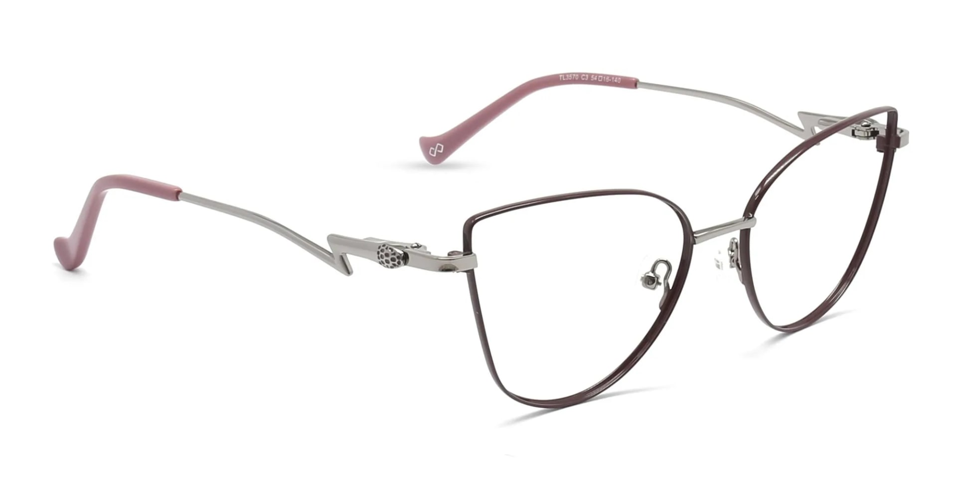 Vintage Metal Cat Eye Glasses-2