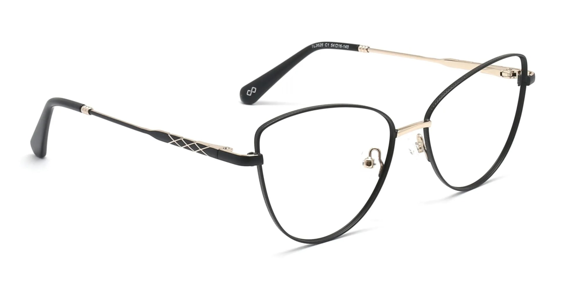 Black Cat Eye Glasses-2