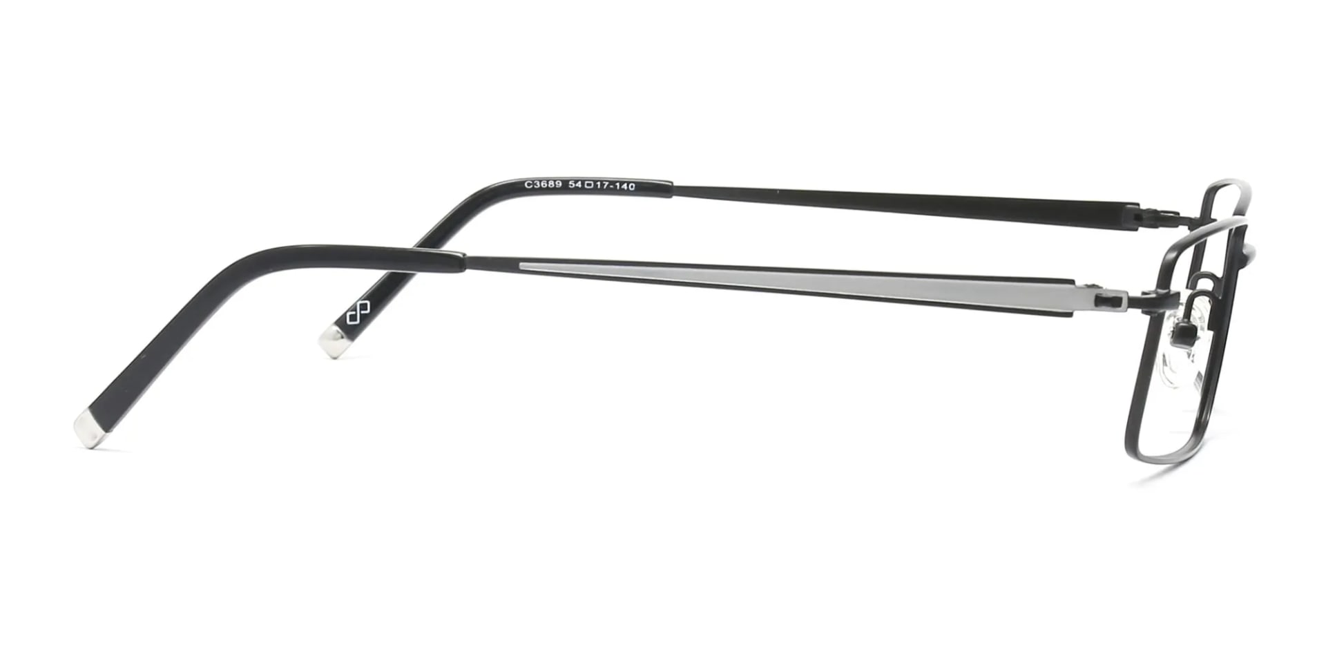 black rectangular reading glasses-2