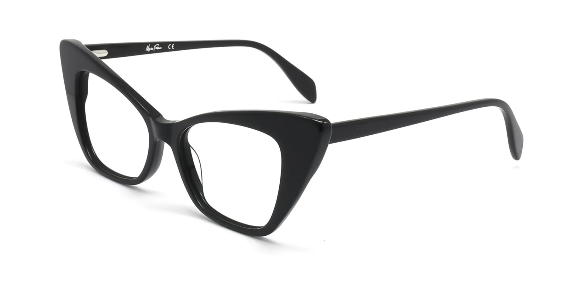 women's black cat eye glasses-2