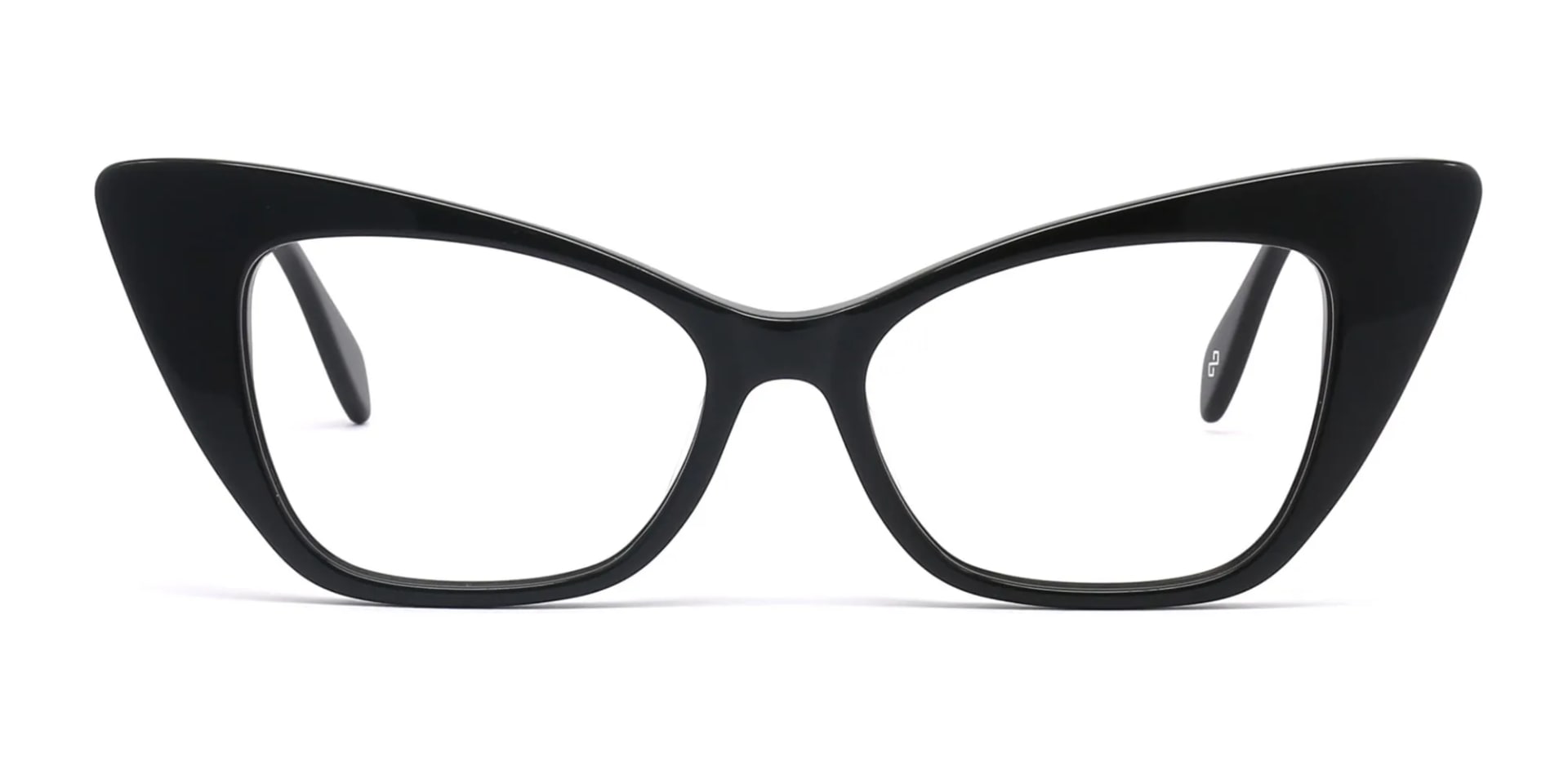 women's black cat eye glasses-2