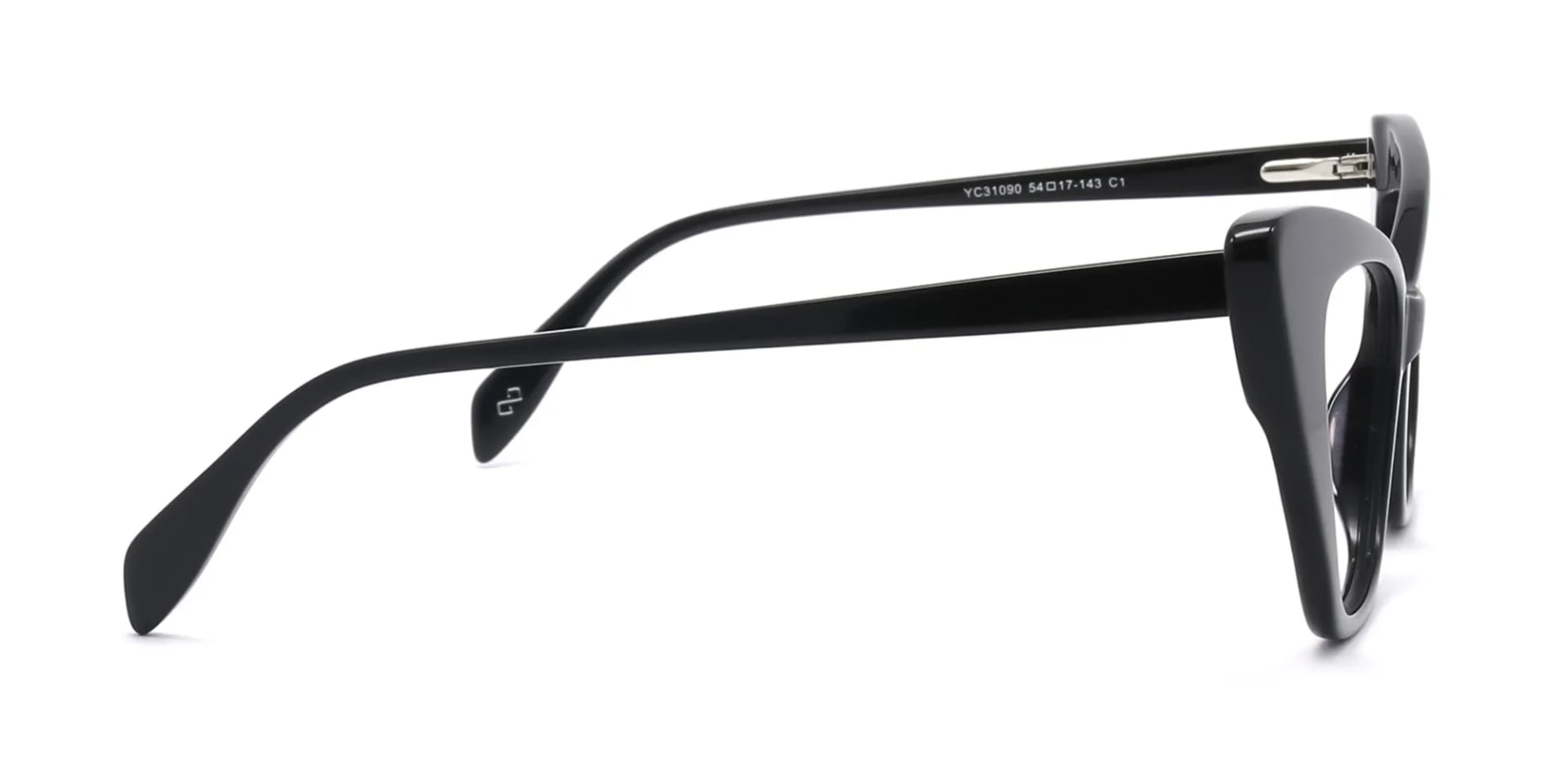 women's black cat eye glasses-2
