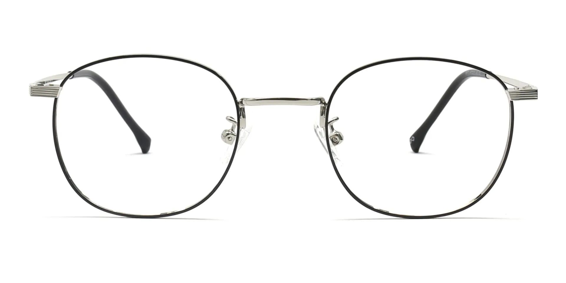 black & silver round shape specs-1