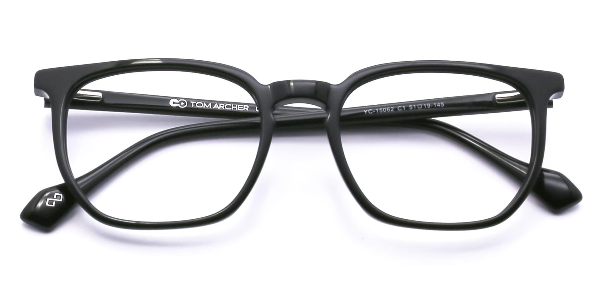 black frame square glasses-6