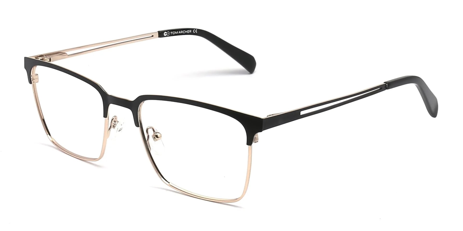 Black And Gold Blue Light Glasses-2