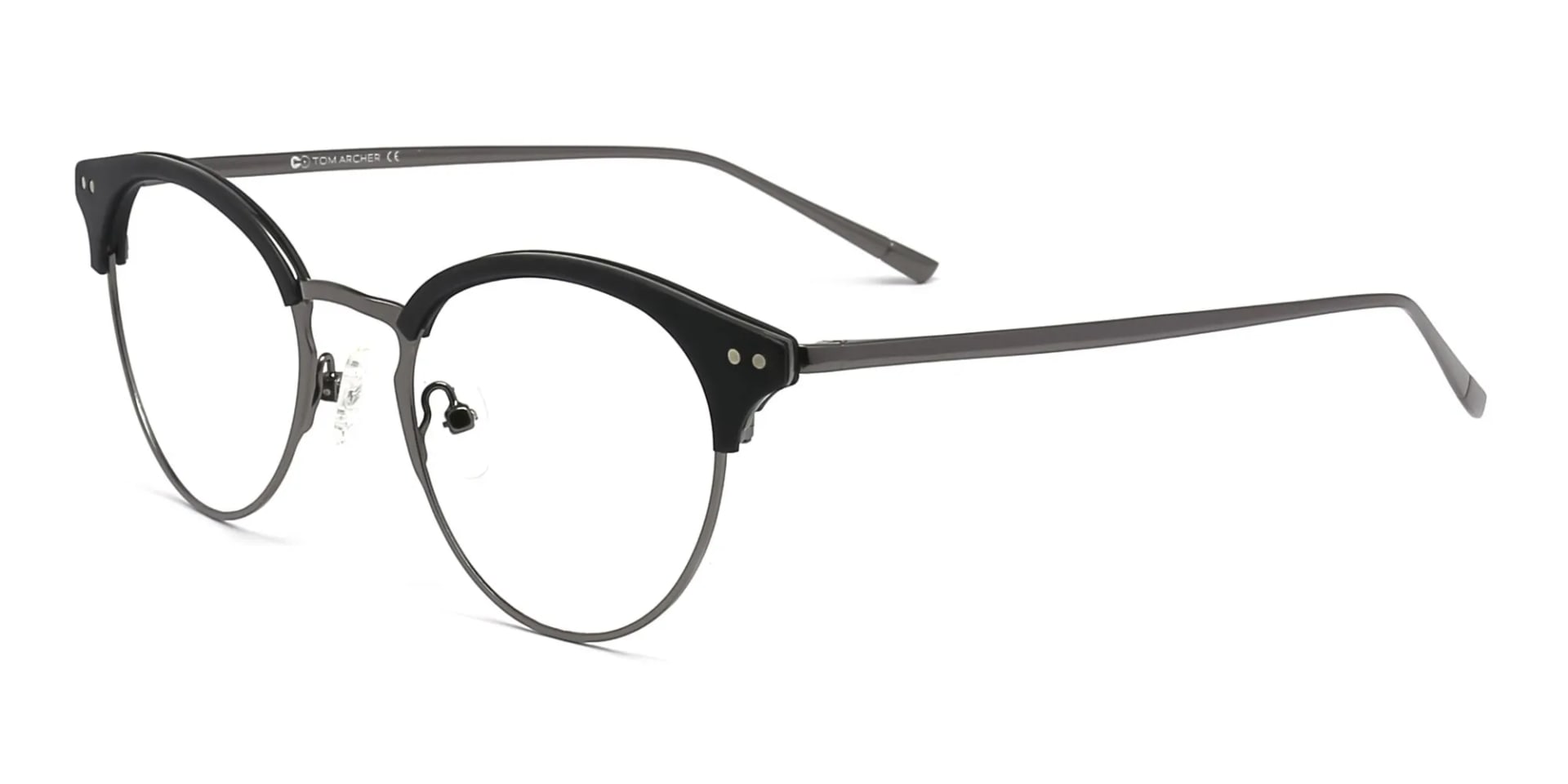 Black Horn Rimmed Glasses-2