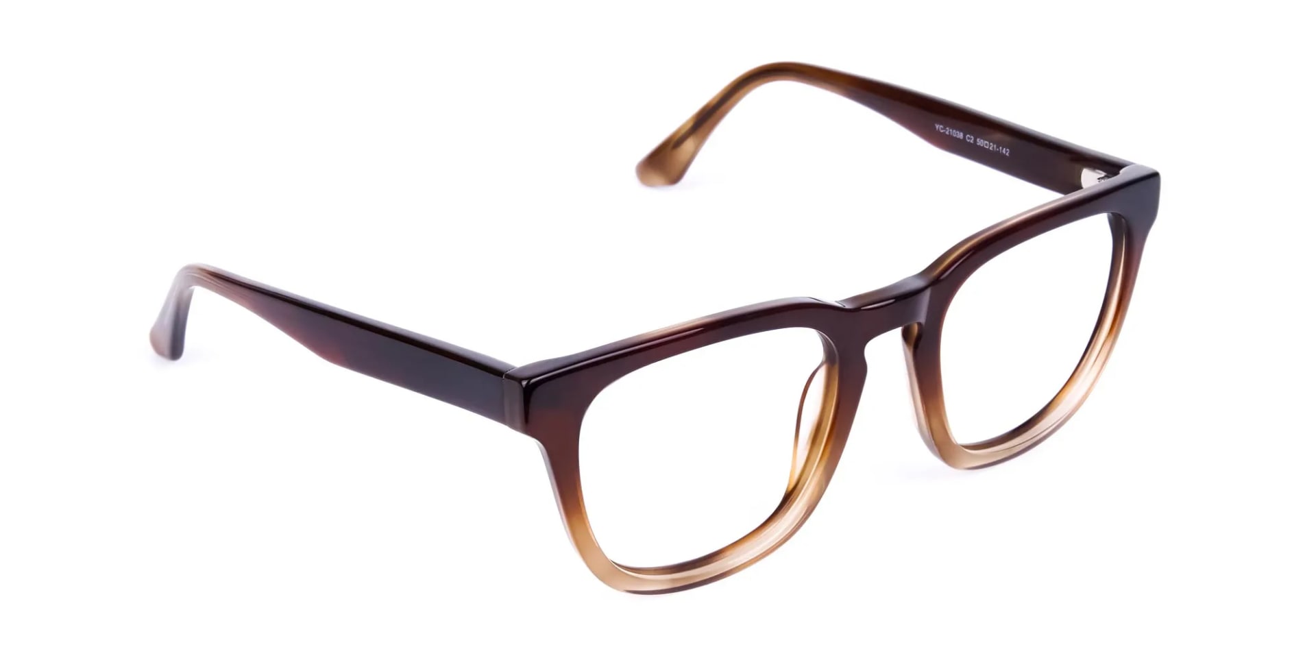 Tortoise Brown Square Glasses Frame-2