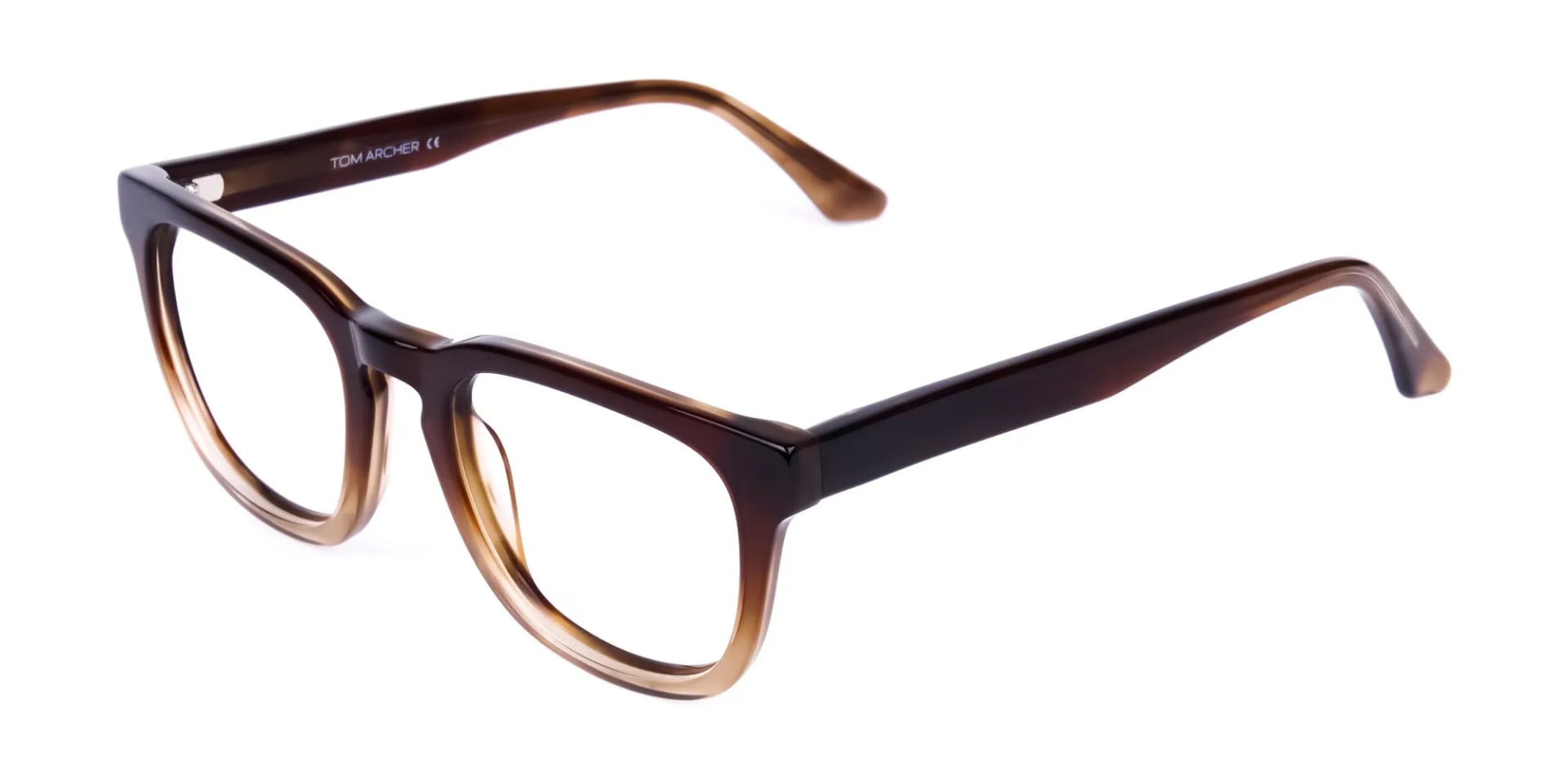 Tortoise Brown Square Glasses Frame-2