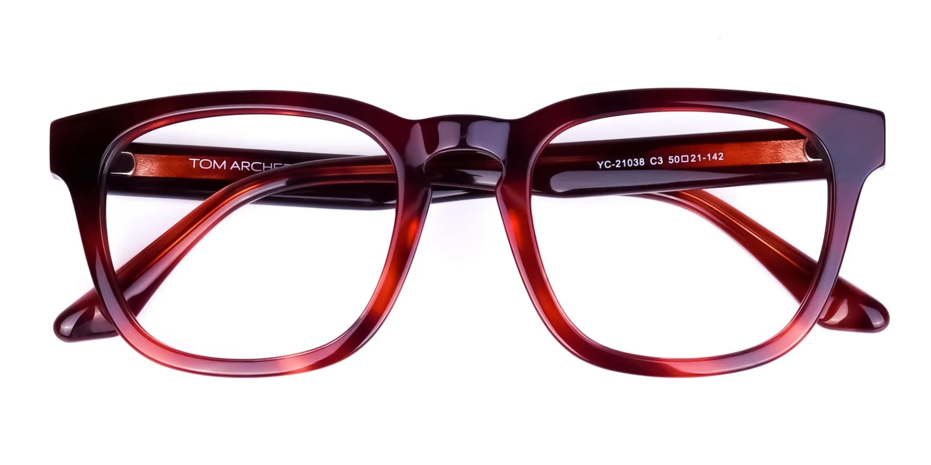 Full Rim Square Tortoise shell & Brown Glasses Frames-2