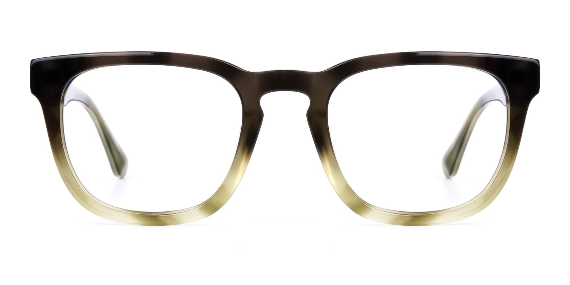 Full Rim Green Square Glasses Frames-2