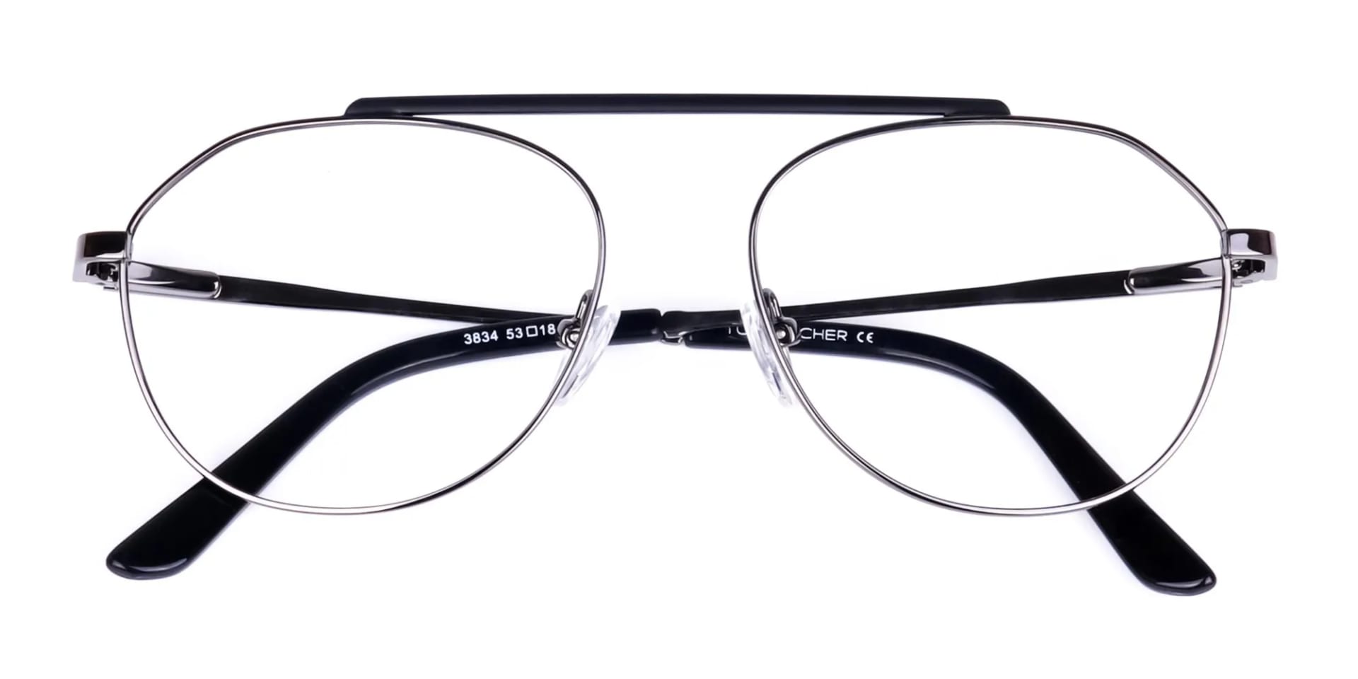 Classic Black Gunmetal Pilot Glasses-2