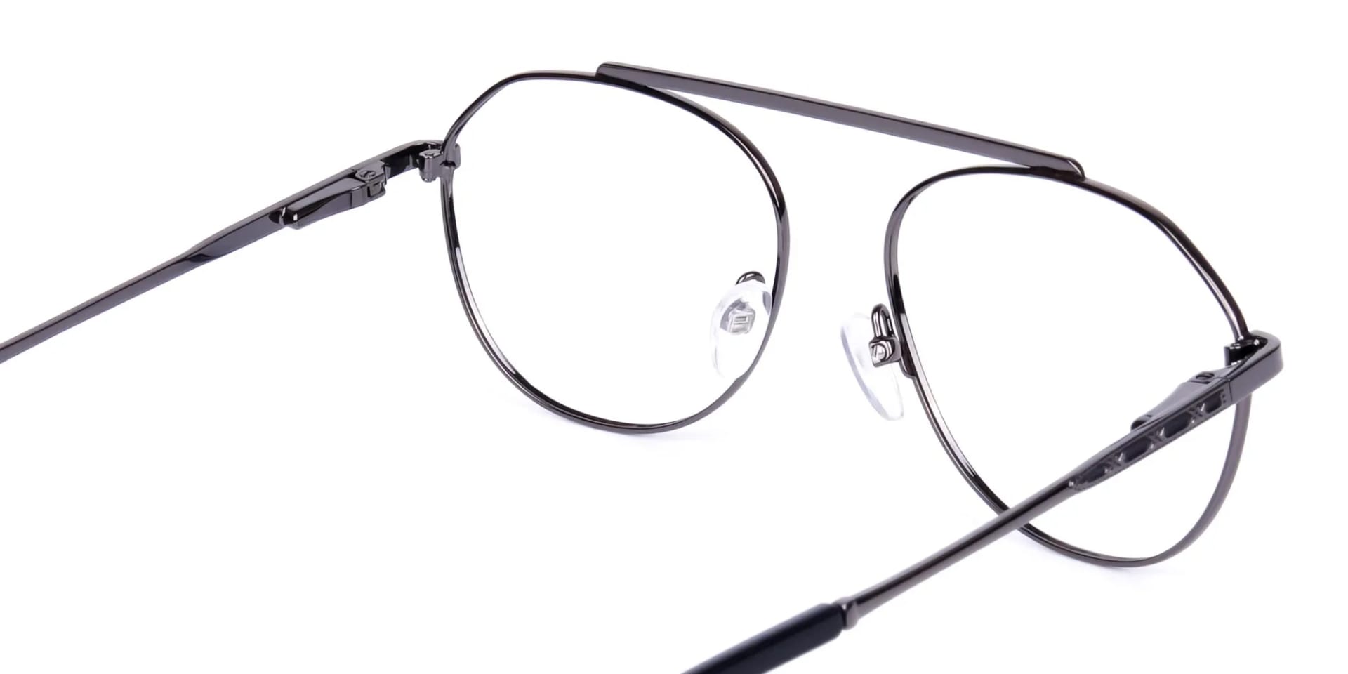 Classic Black Gunmetal Pilot Glasses-2