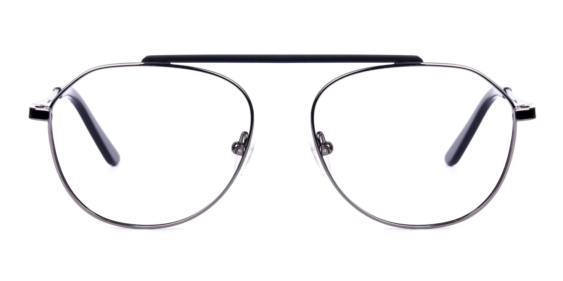 Classic Black Gunmetal Pilot Glasses-2