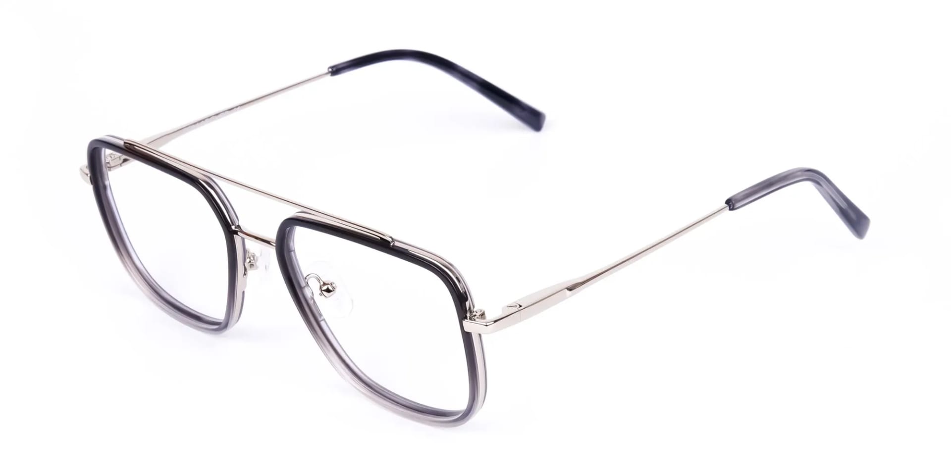 Black and Grey Pilot Glasses-2