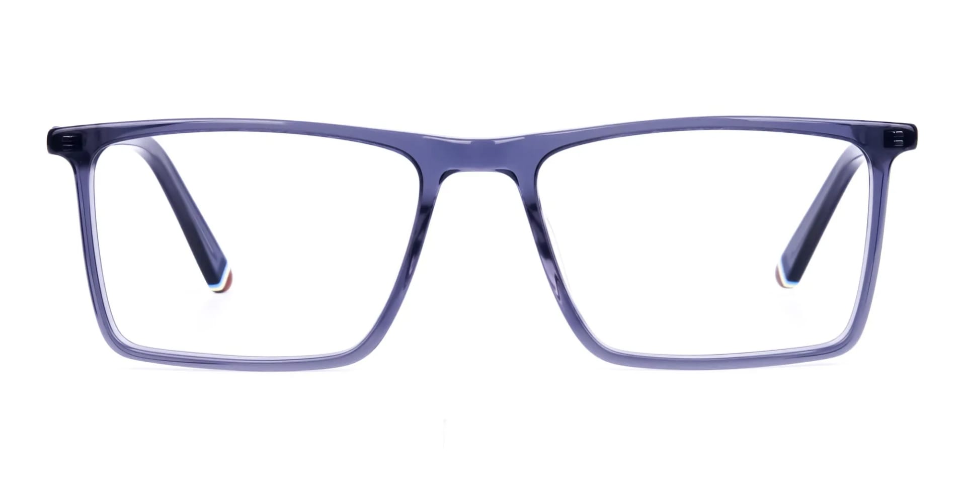 Rectangle Crystal Grey Eyeglass Frames-2