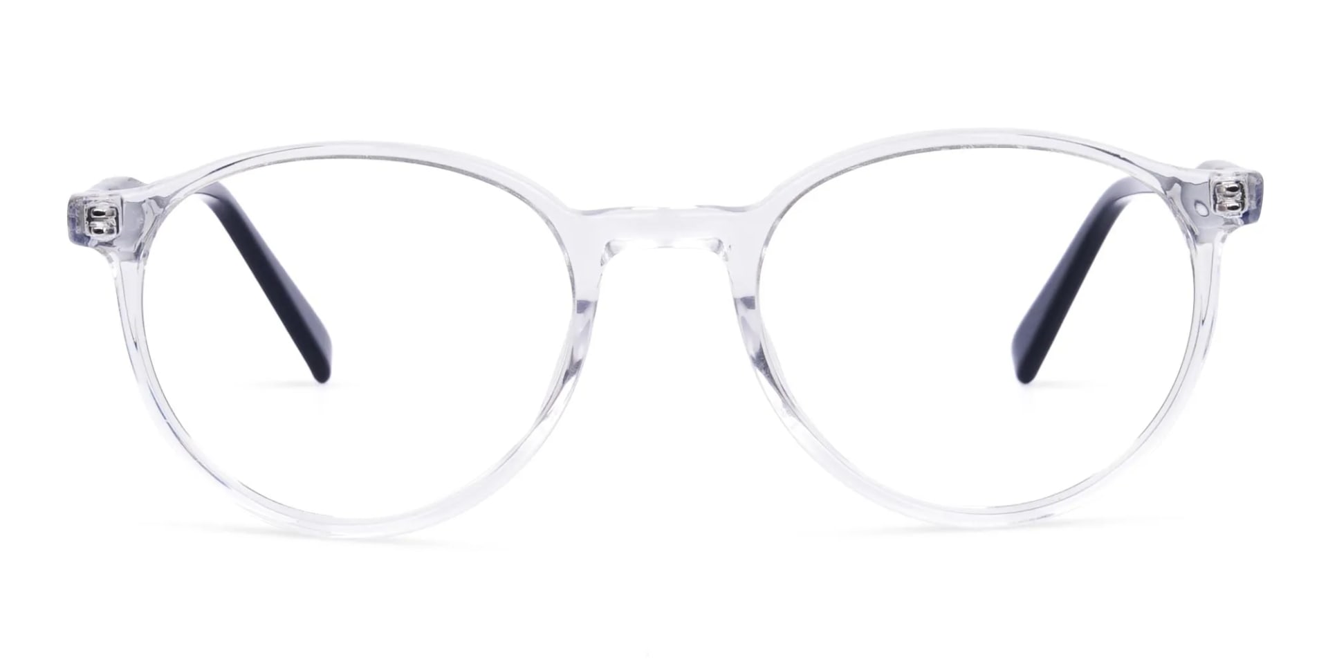 round frame blue light glasses-1