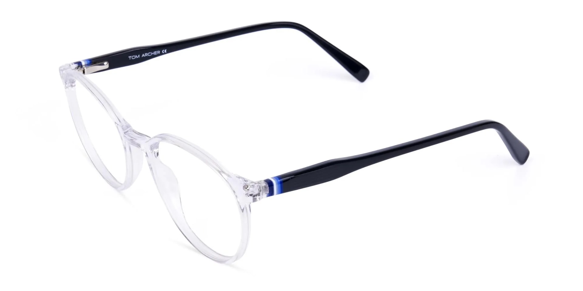 round frame blue light glasses-3