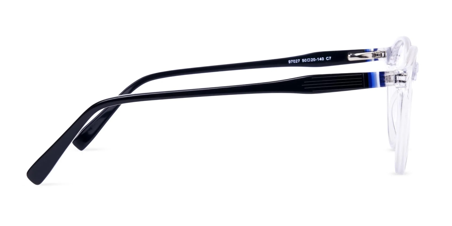 round frame blue light glasses-4