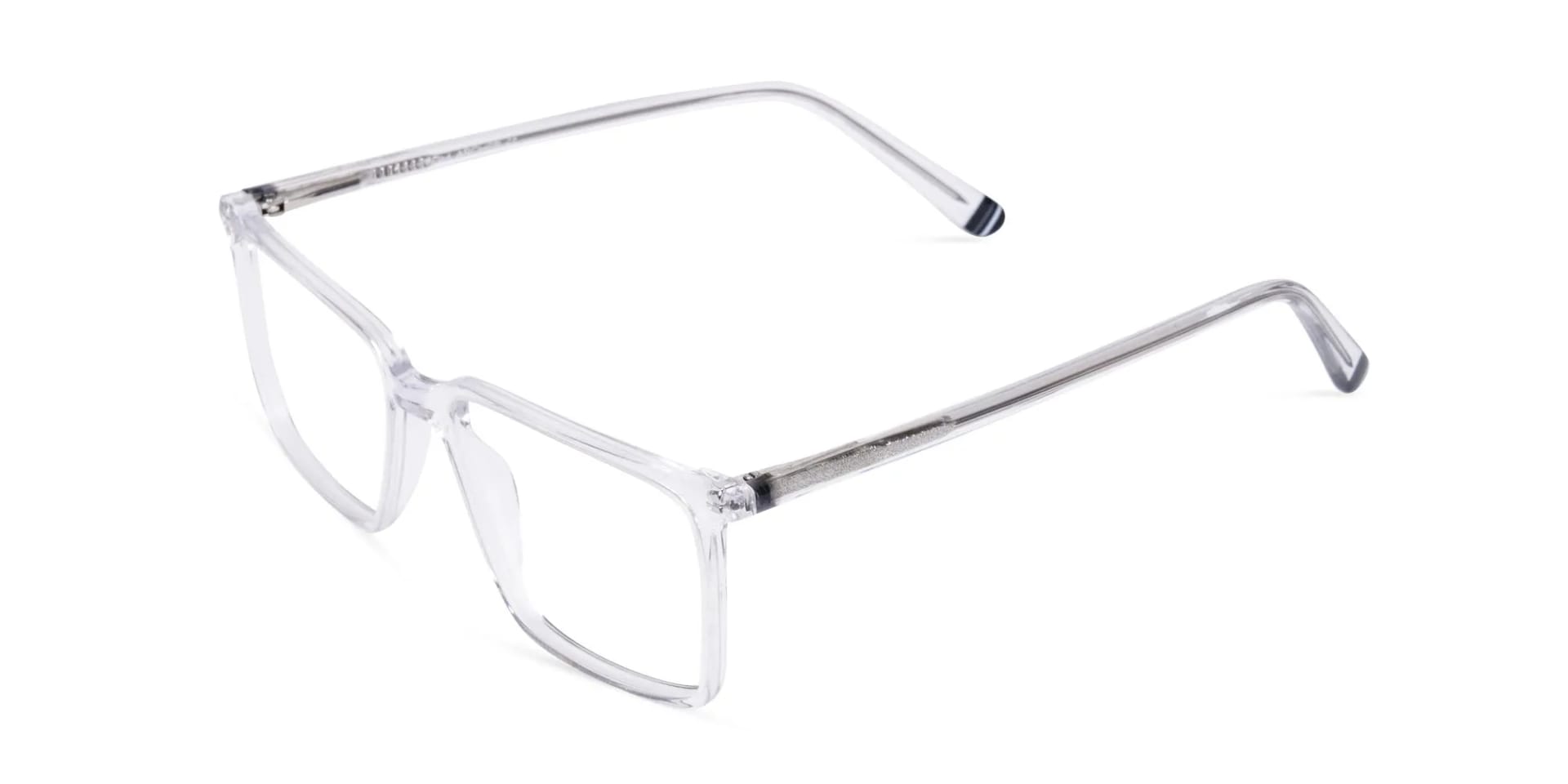 Crystal Clear Rimmed Round Glasses-2