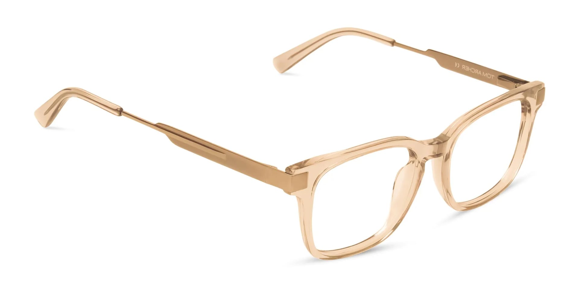 Crystal Nude Square Glasses-2