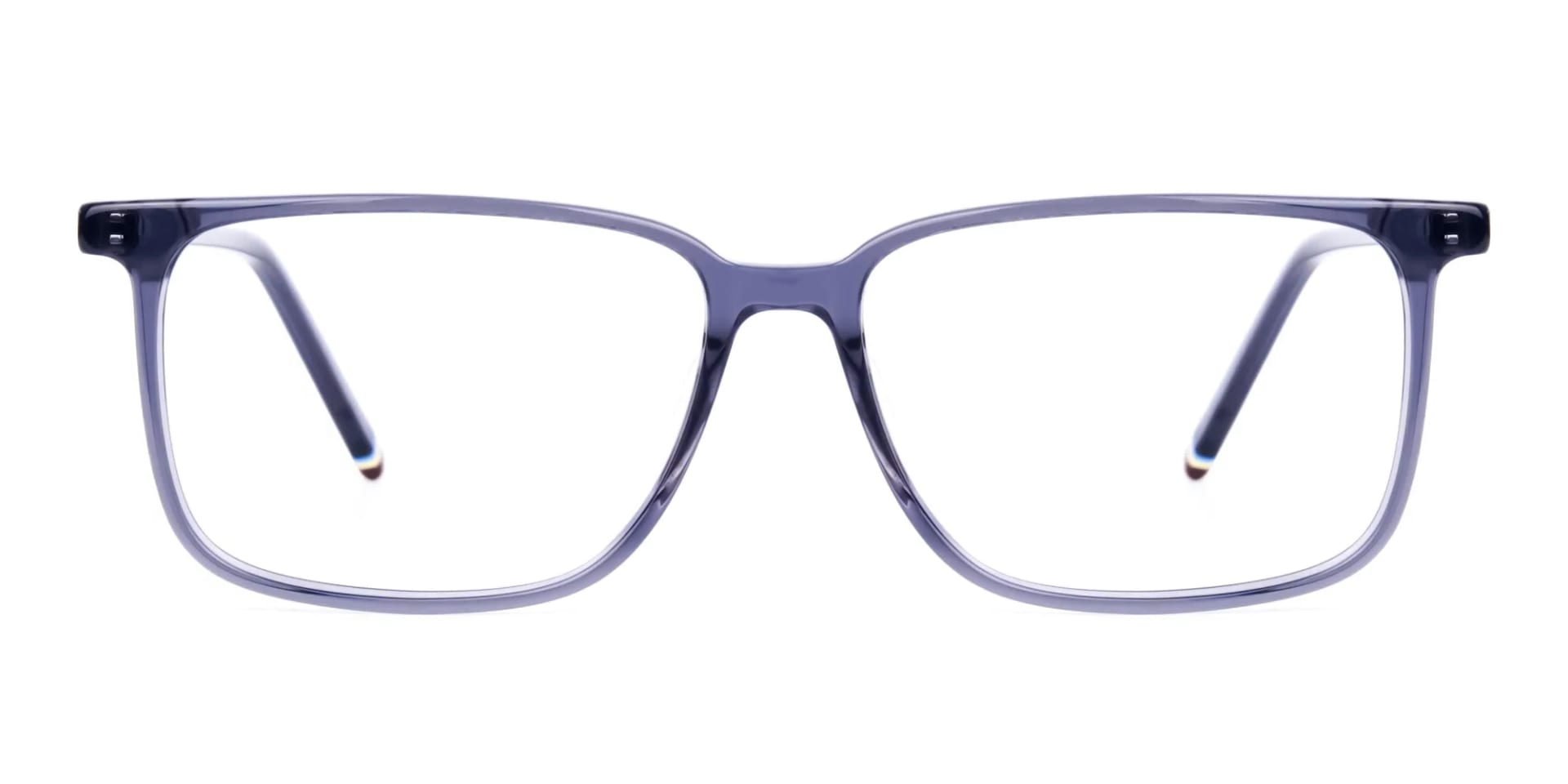Blue Rimmed Rectangular Glasses-2