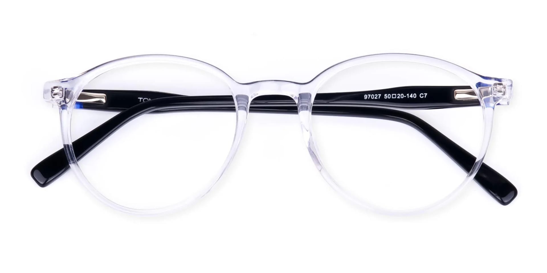 round frame blue light glasses-6