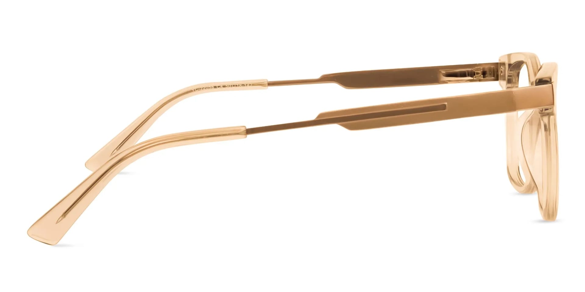 Crystal Nude Square Glasses-2