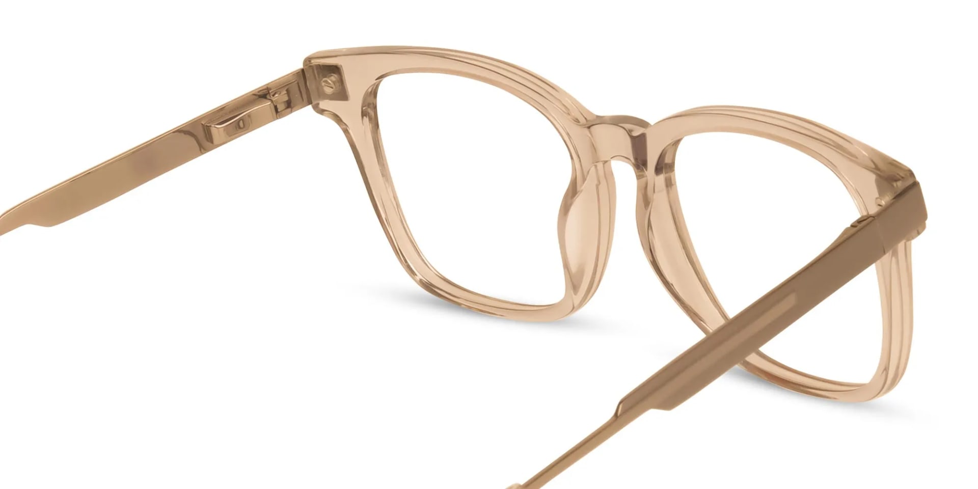 Crystal Nude Square Glasses-2