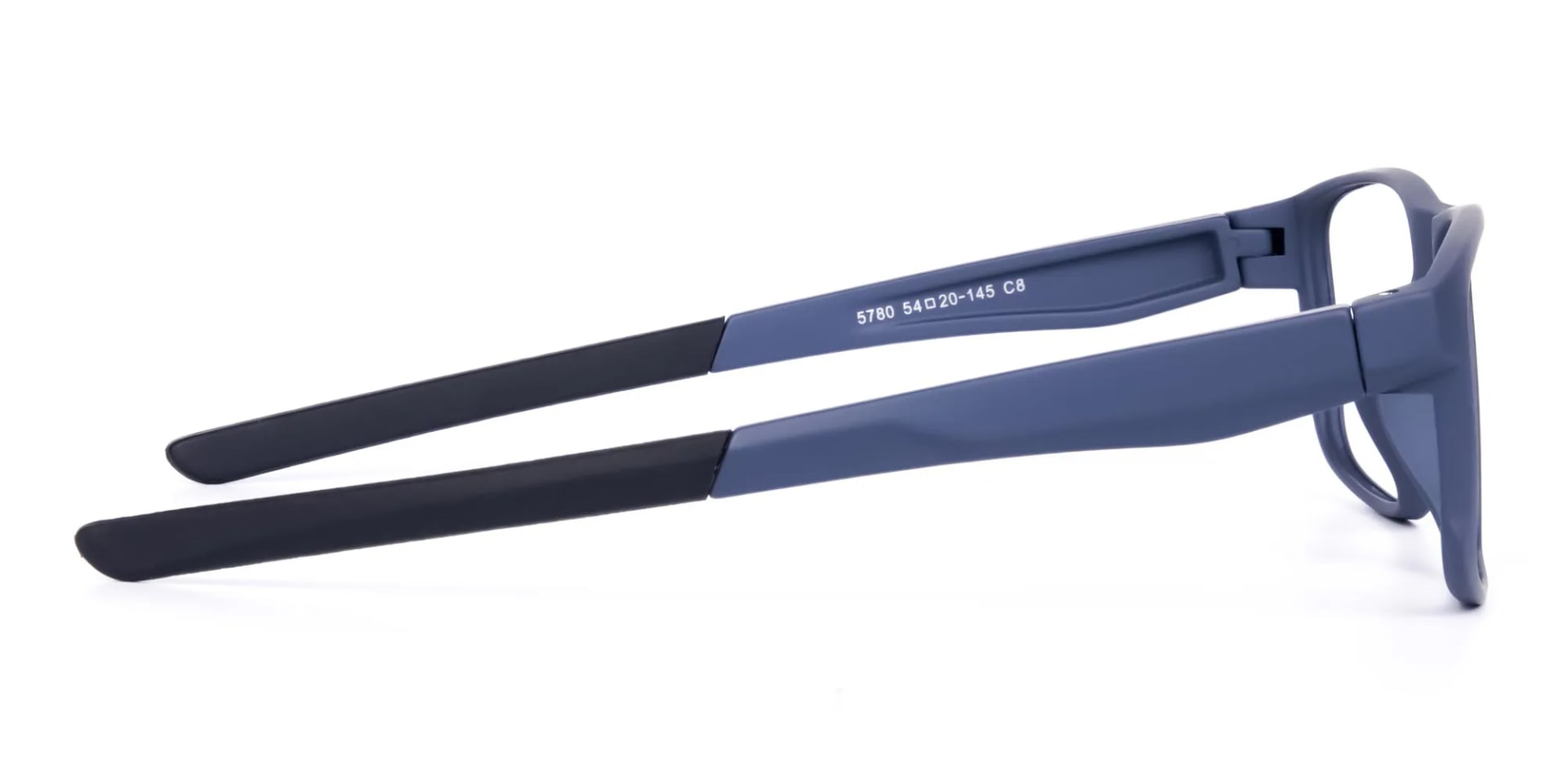 Matte Blue Rectangular Glasses For Golf - 2