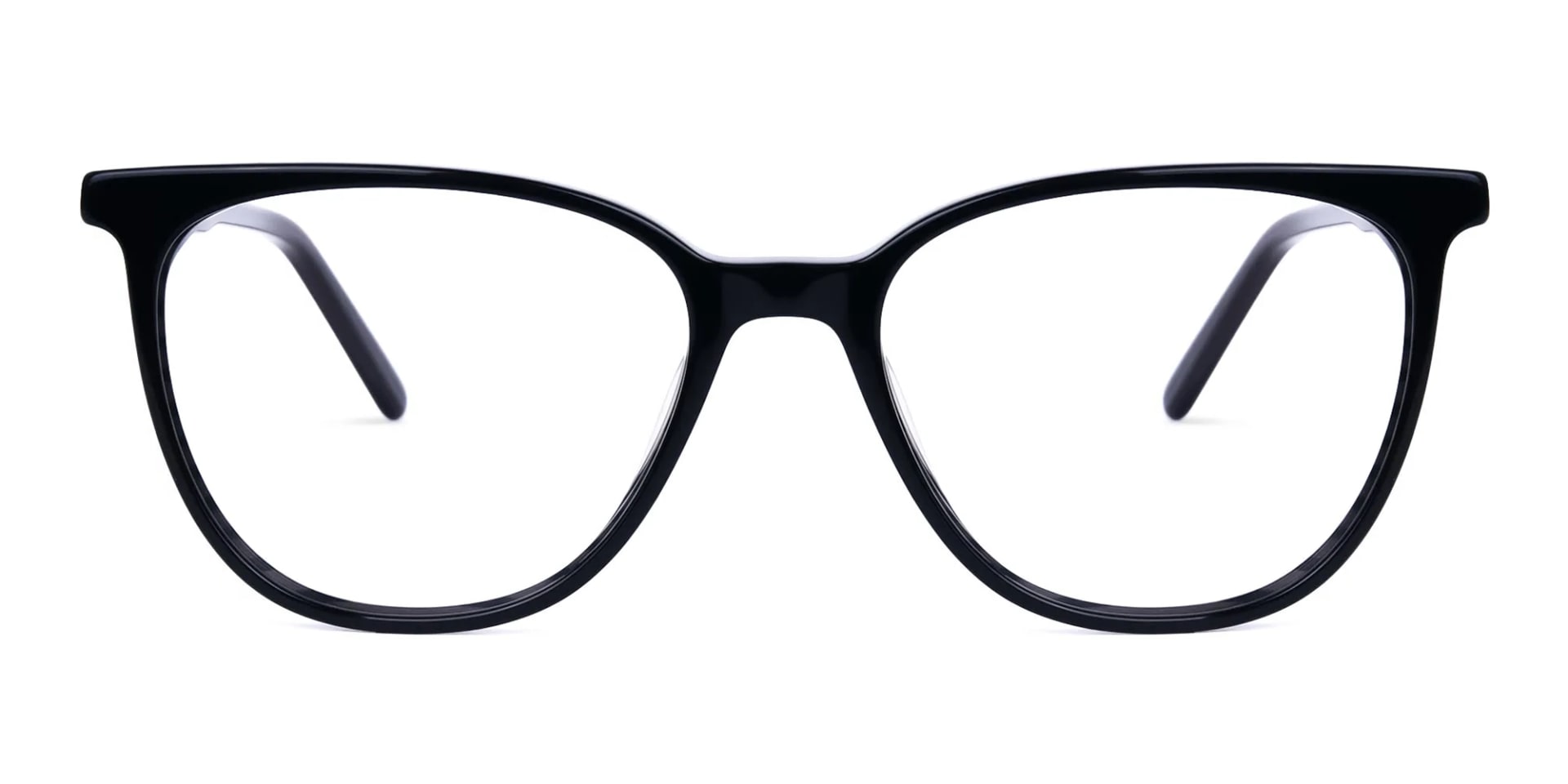 teal cat eye glasses - 2