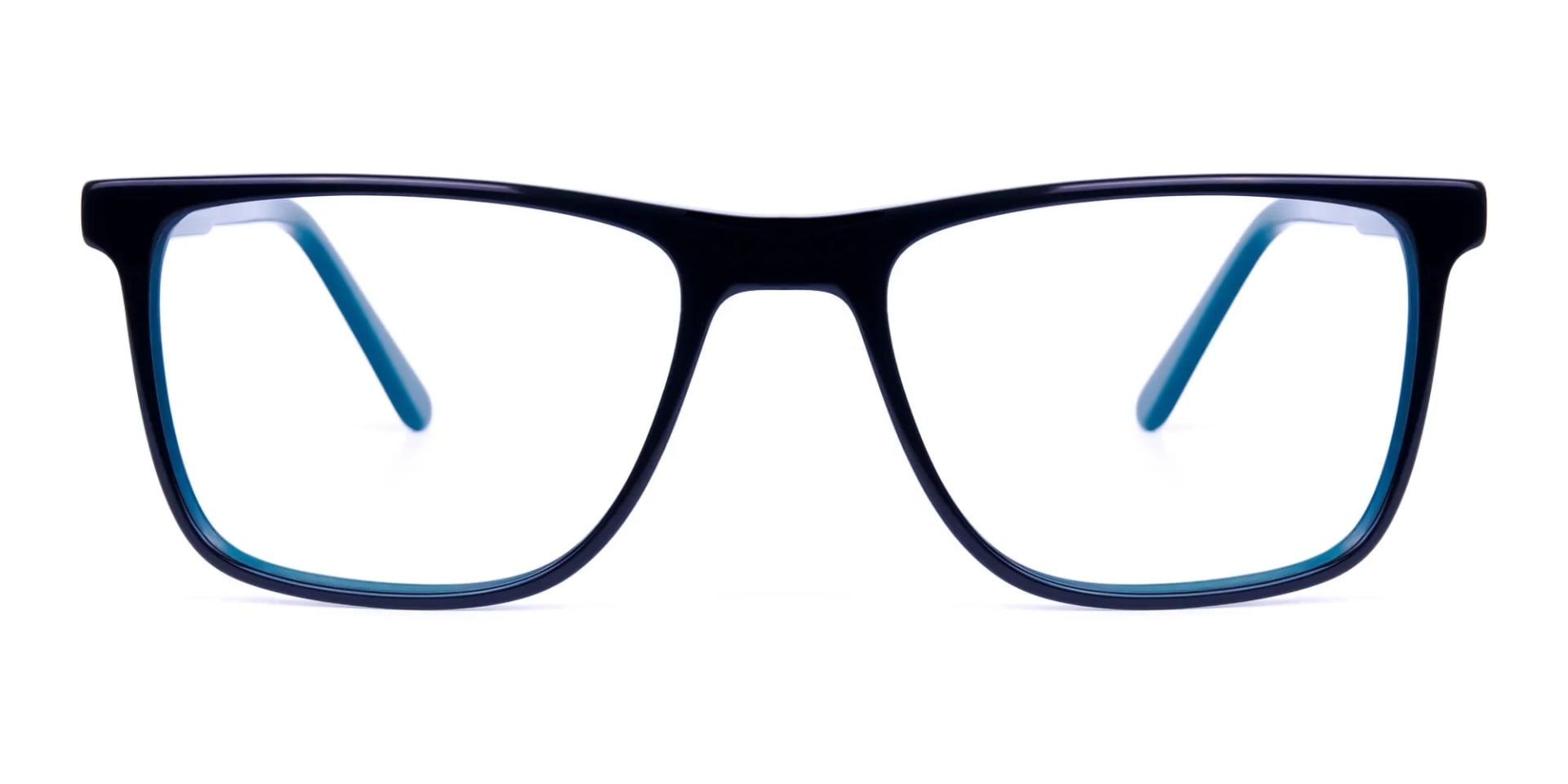 Black Designer Rectangular Glasses Frames-2