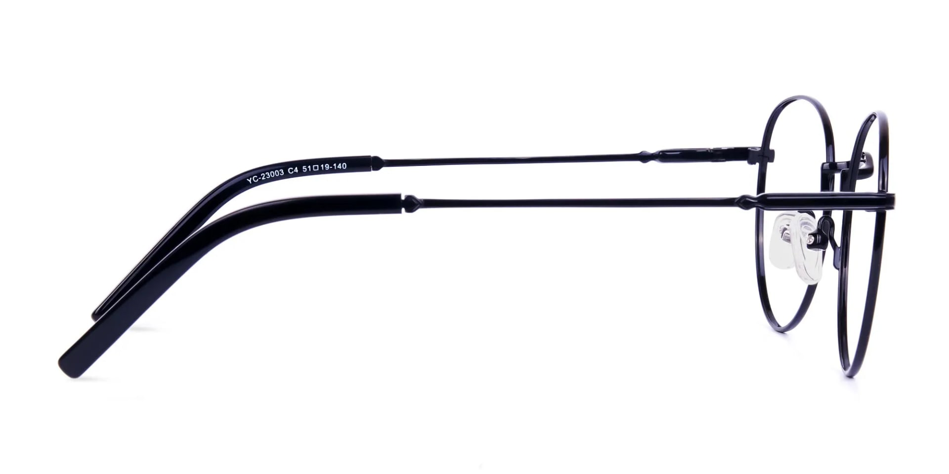 Designer Black Round Glasses Frame-2