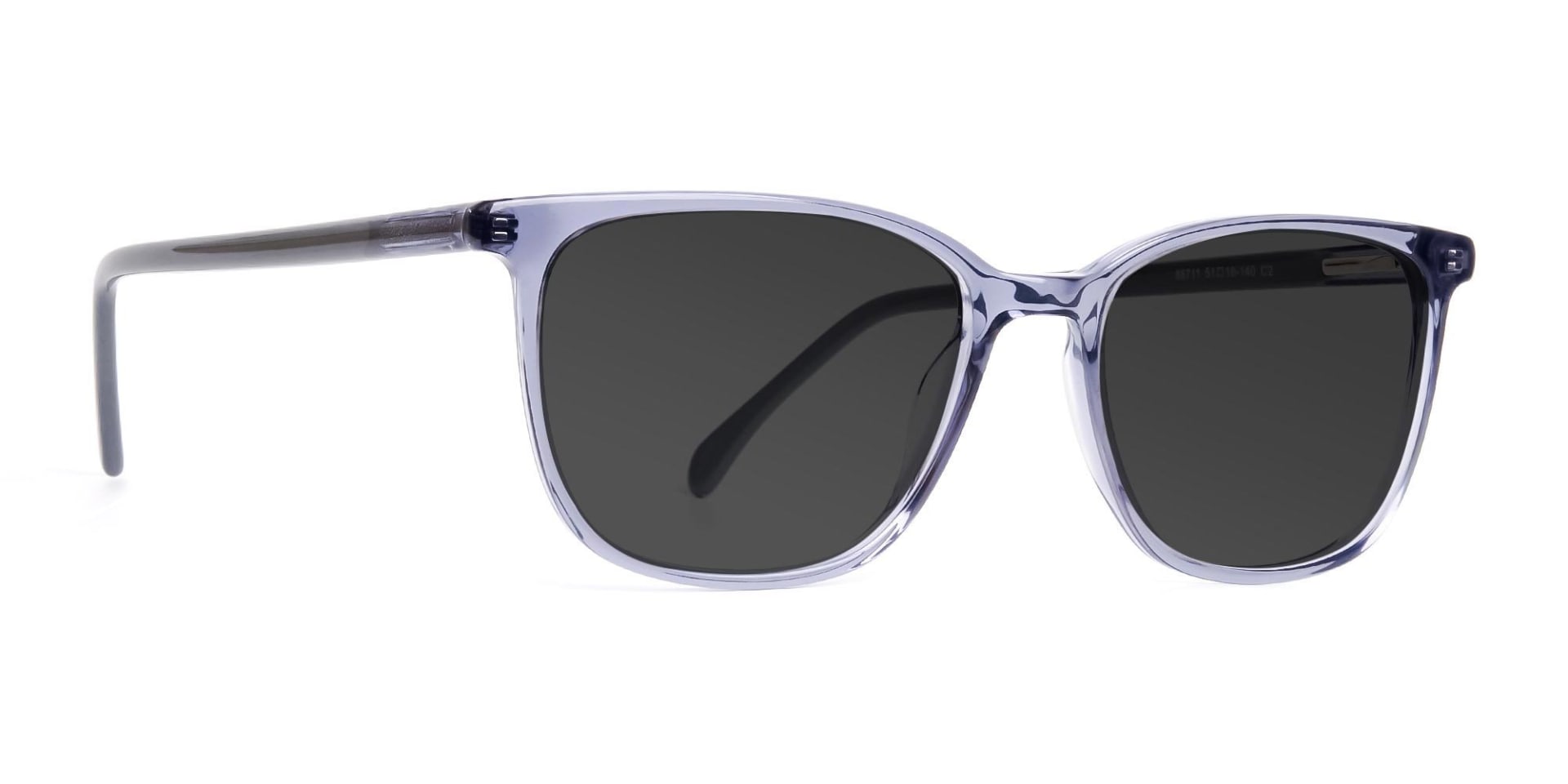 space grey square and rectangular brown tinted sunglasses frames-2