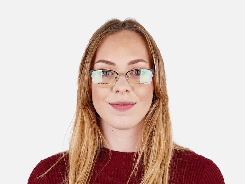 oval and rectangular black full rim glasses frames-2