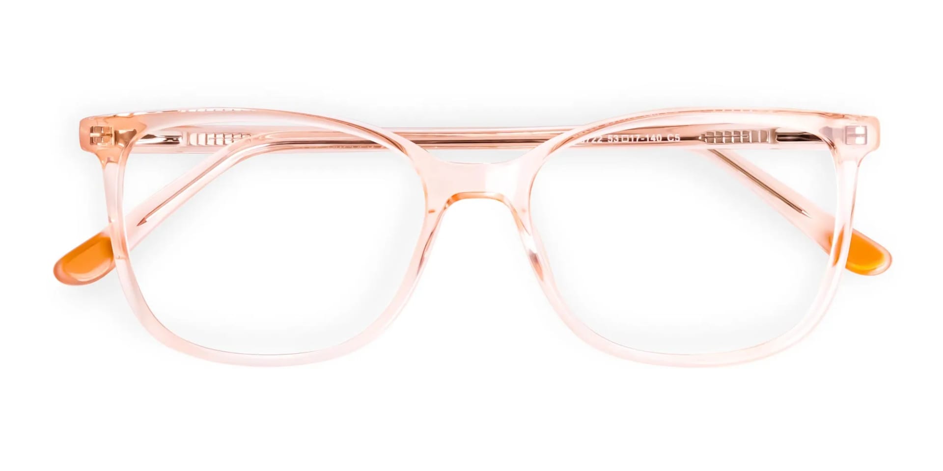 crystal-clear-and-transparent-tinted-orange-square-cat-eye-glasses-frames-2