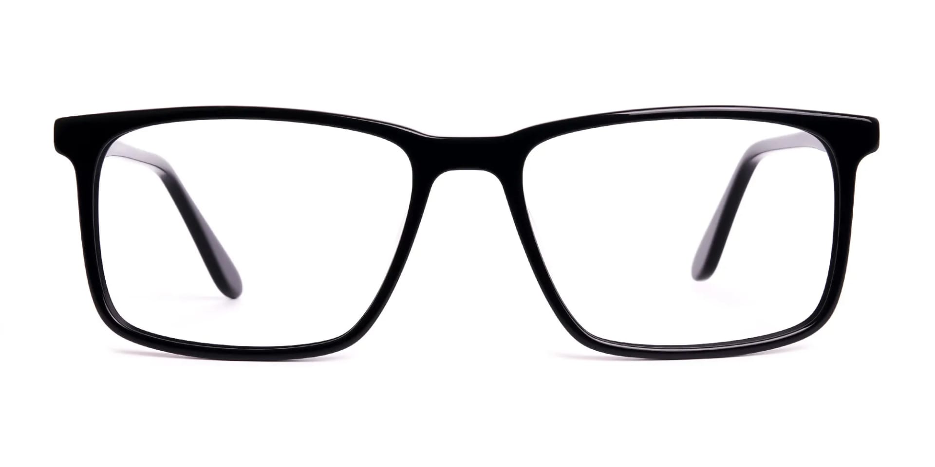 designer black full rim rectangular glasses frames-2