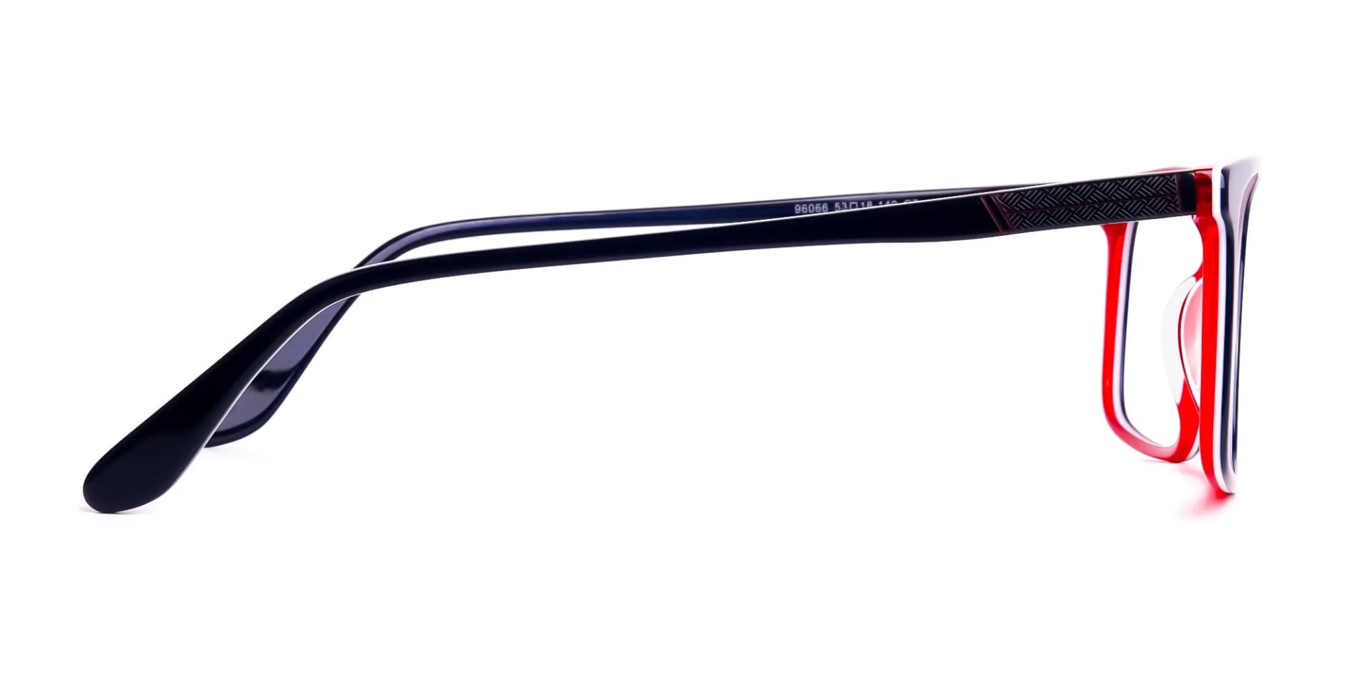 blue and red full rim rectangular glasses frames-2
