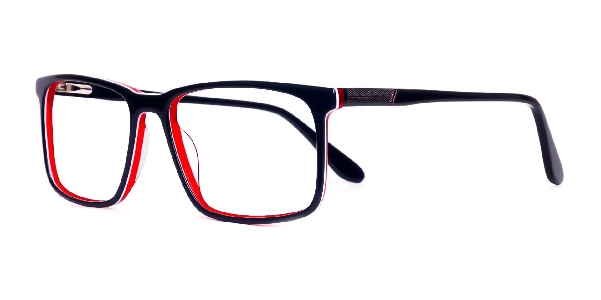 blue and red full rim rectangular glasses frames-2
