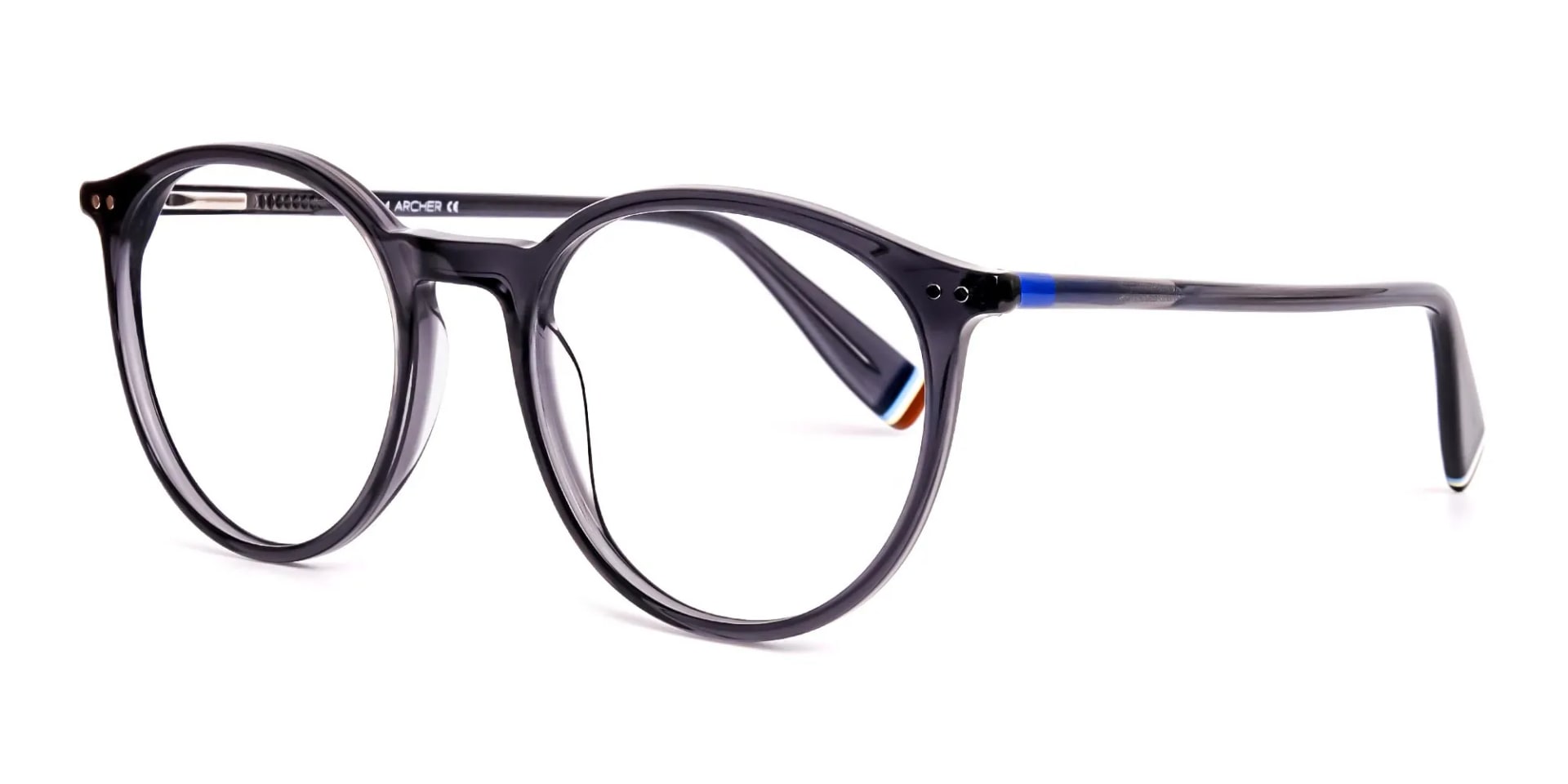 crystal grey round shape glasses-3