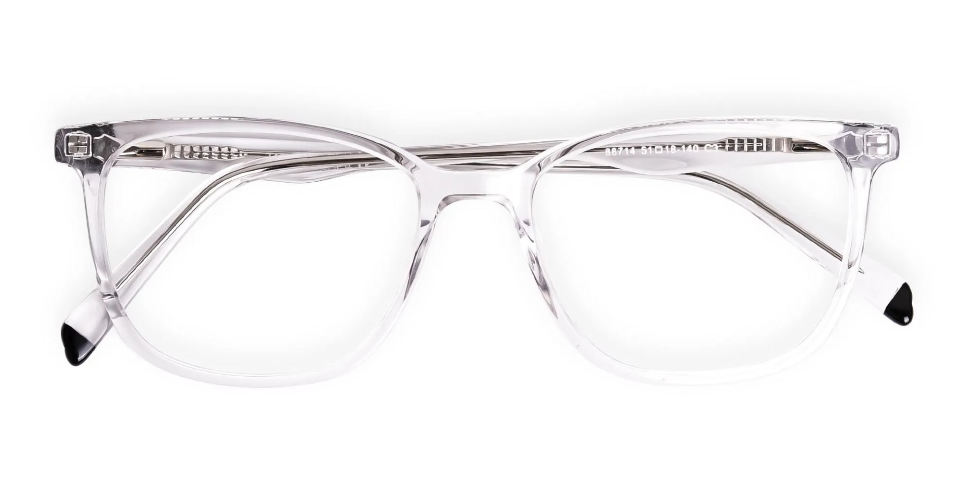 Transparent Square Rectangular Glasses Frames-2